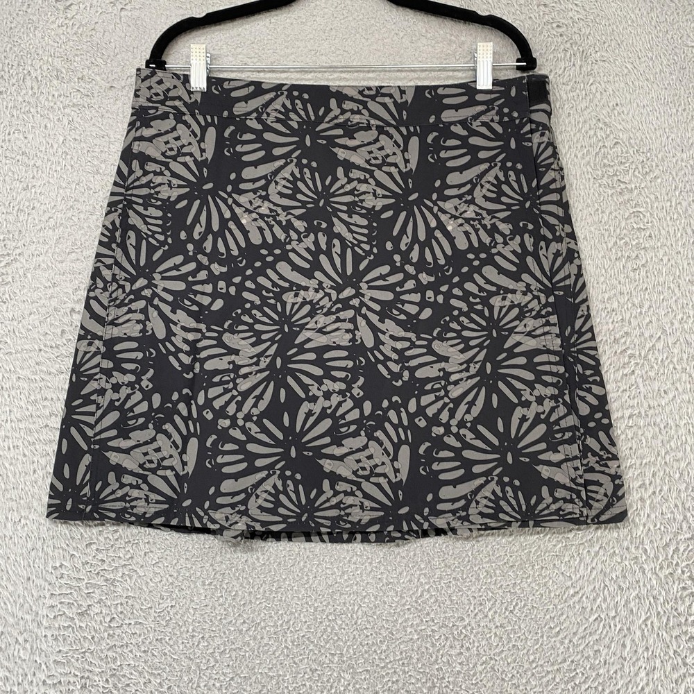 RipSkirt Skirt Womens Large Black Floral Wrap Length 2 Lightweight Travel Beach‎